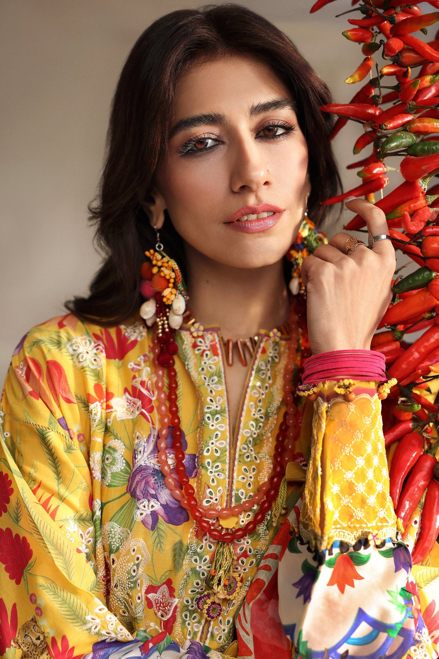Zaha Neelum Unstitched Lawn`25 ZL#8-A