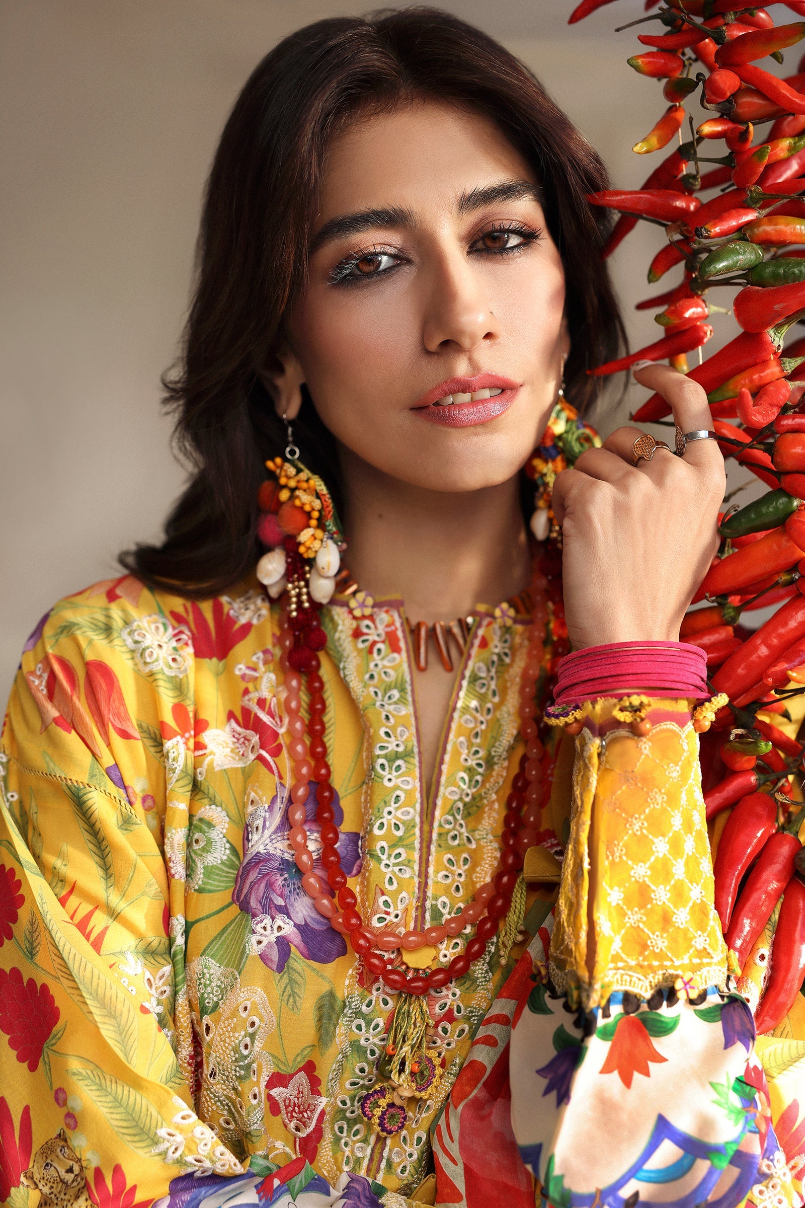Zaha Neelum Unstitched Lawn`25 ZL#8-A