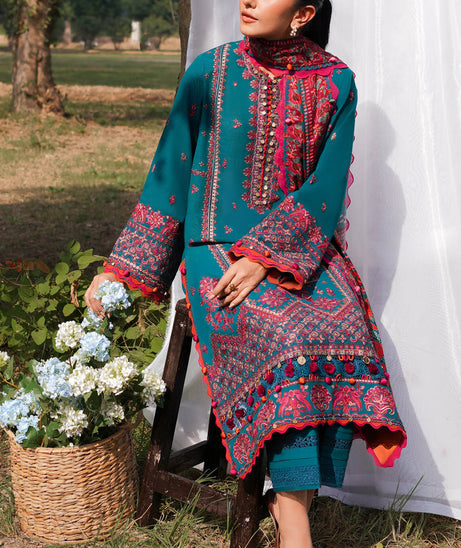 Zaha Winter Unstitched'23 Vol-2 D#6 JEHAN