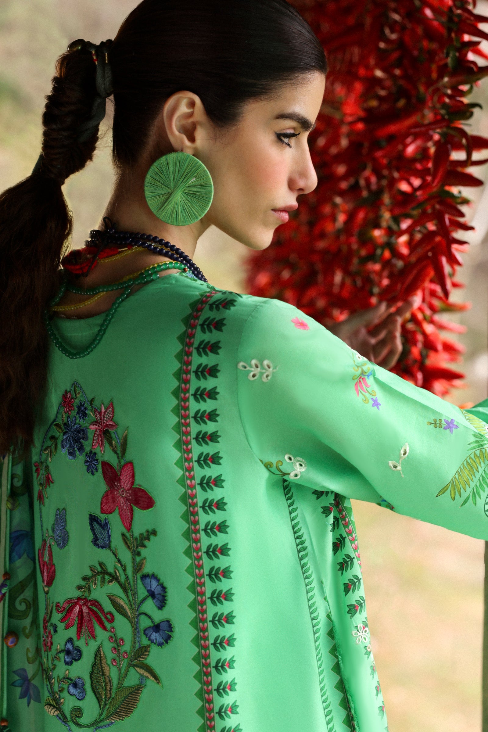 Zaha Neelum Unstitched Lawn`25 ZL#6-A