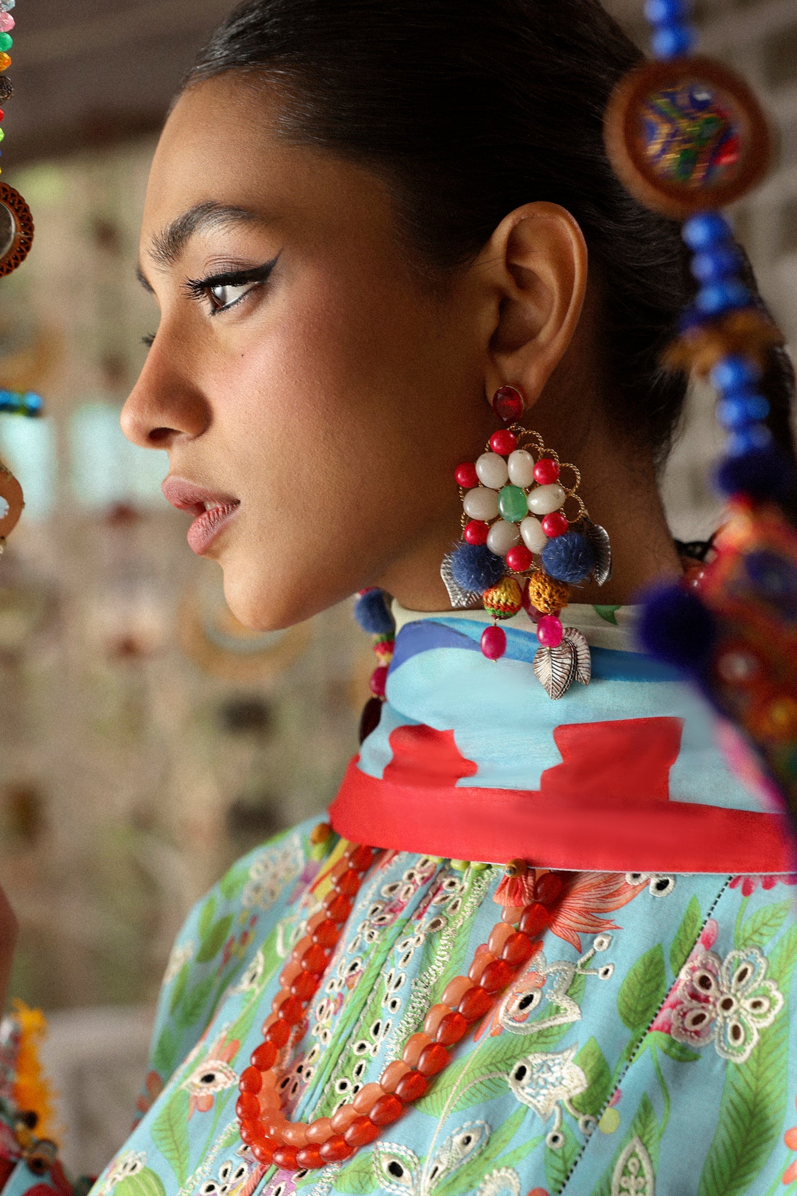 Zaha Neelum Unstitched Lawn`25 ZL#8-B