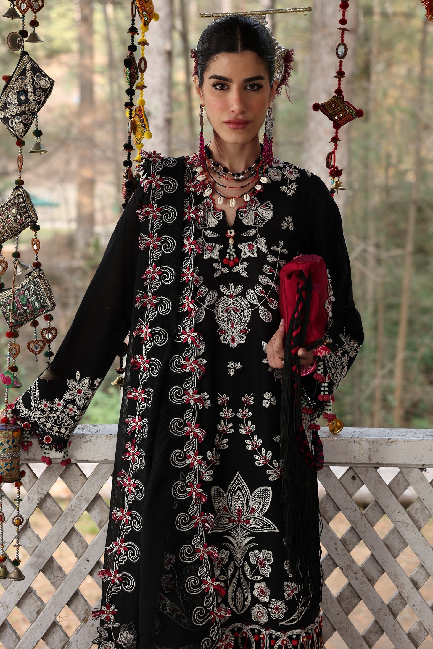 Zaha Neelum Unstitched Lawn`25 ZL#5-B