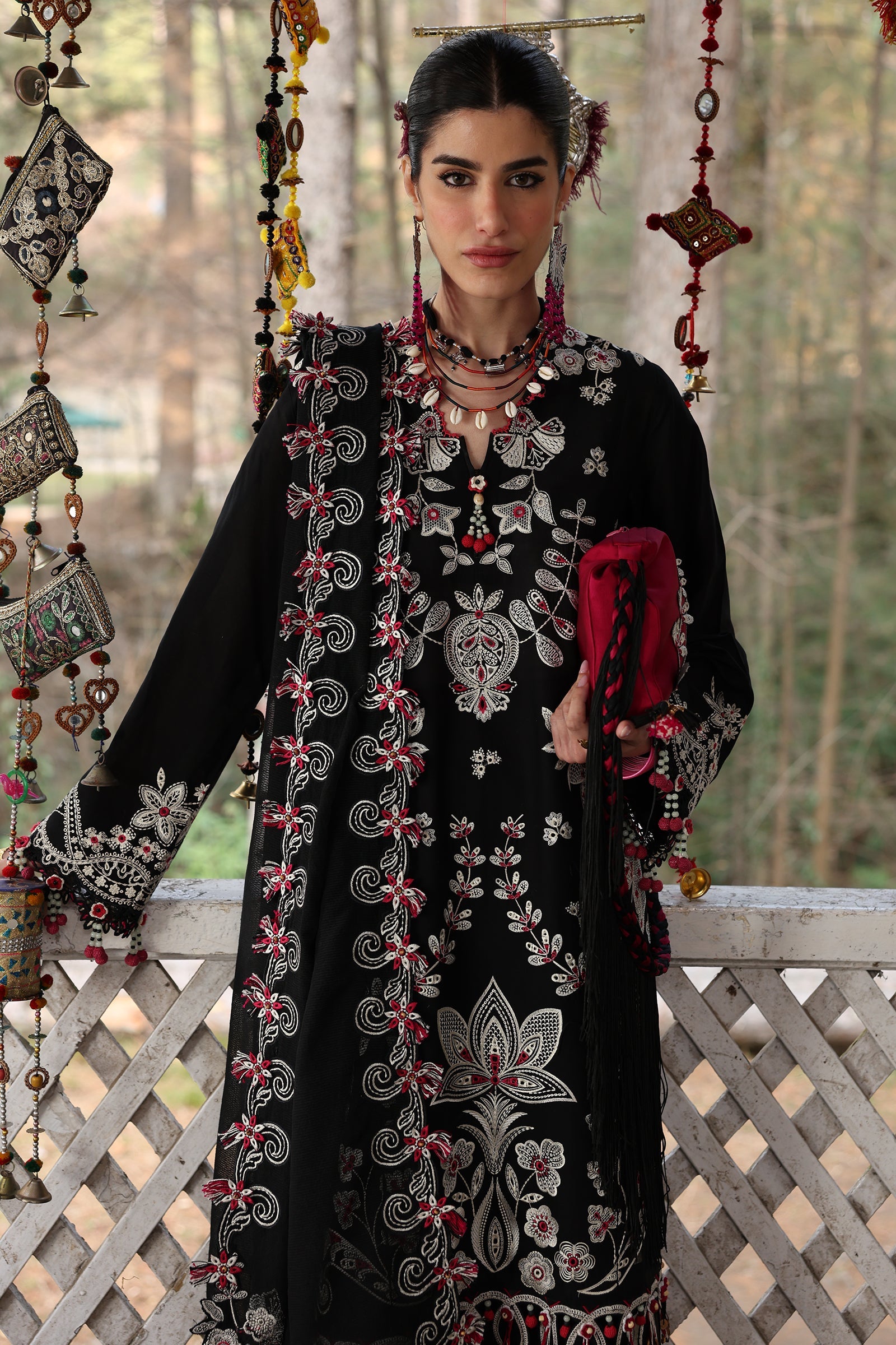 Zaha Neelum Unstitched Lawn`25 ZL#5-B