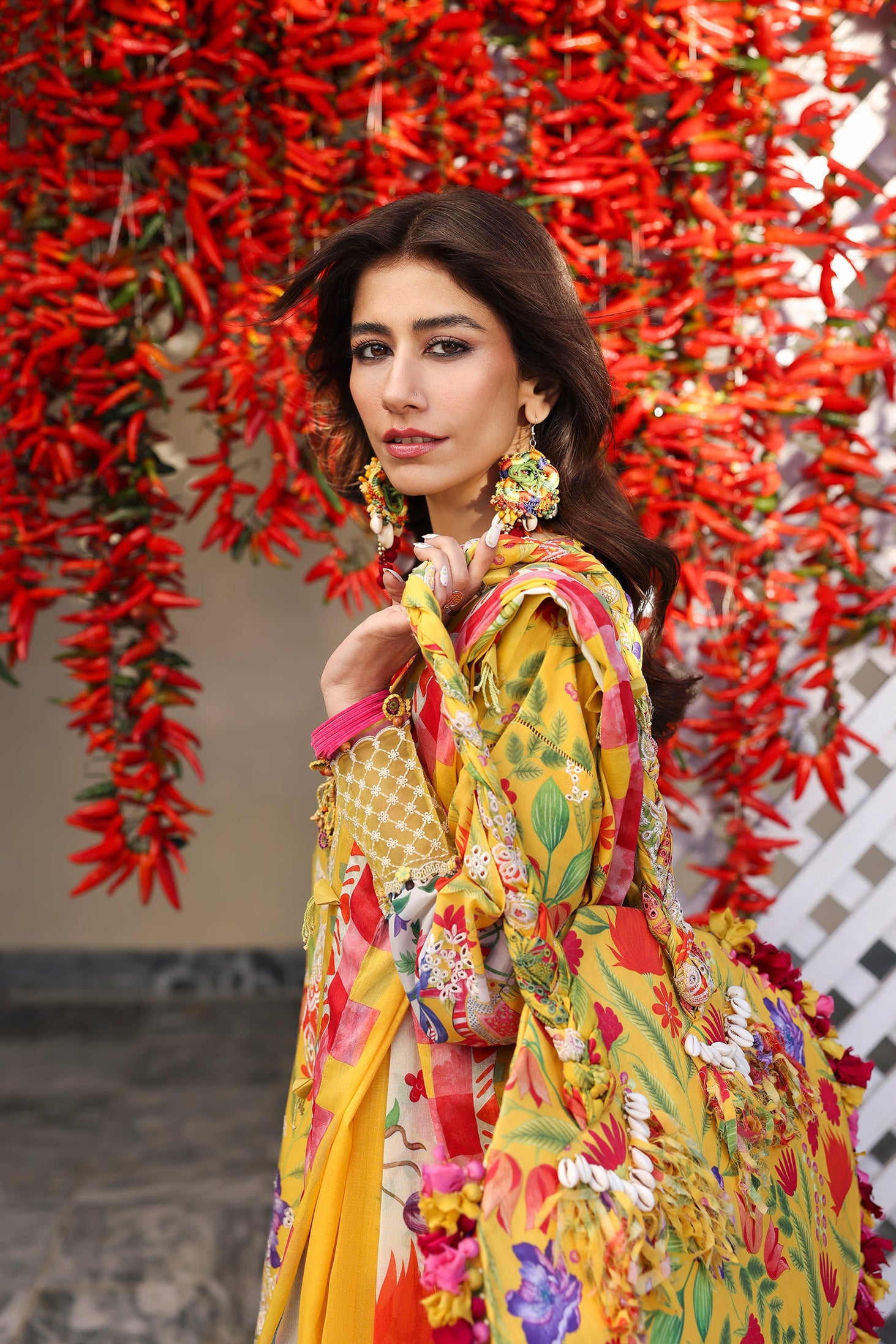 Zaha Neelum Unstitched Lawn`25 ZL#8-A