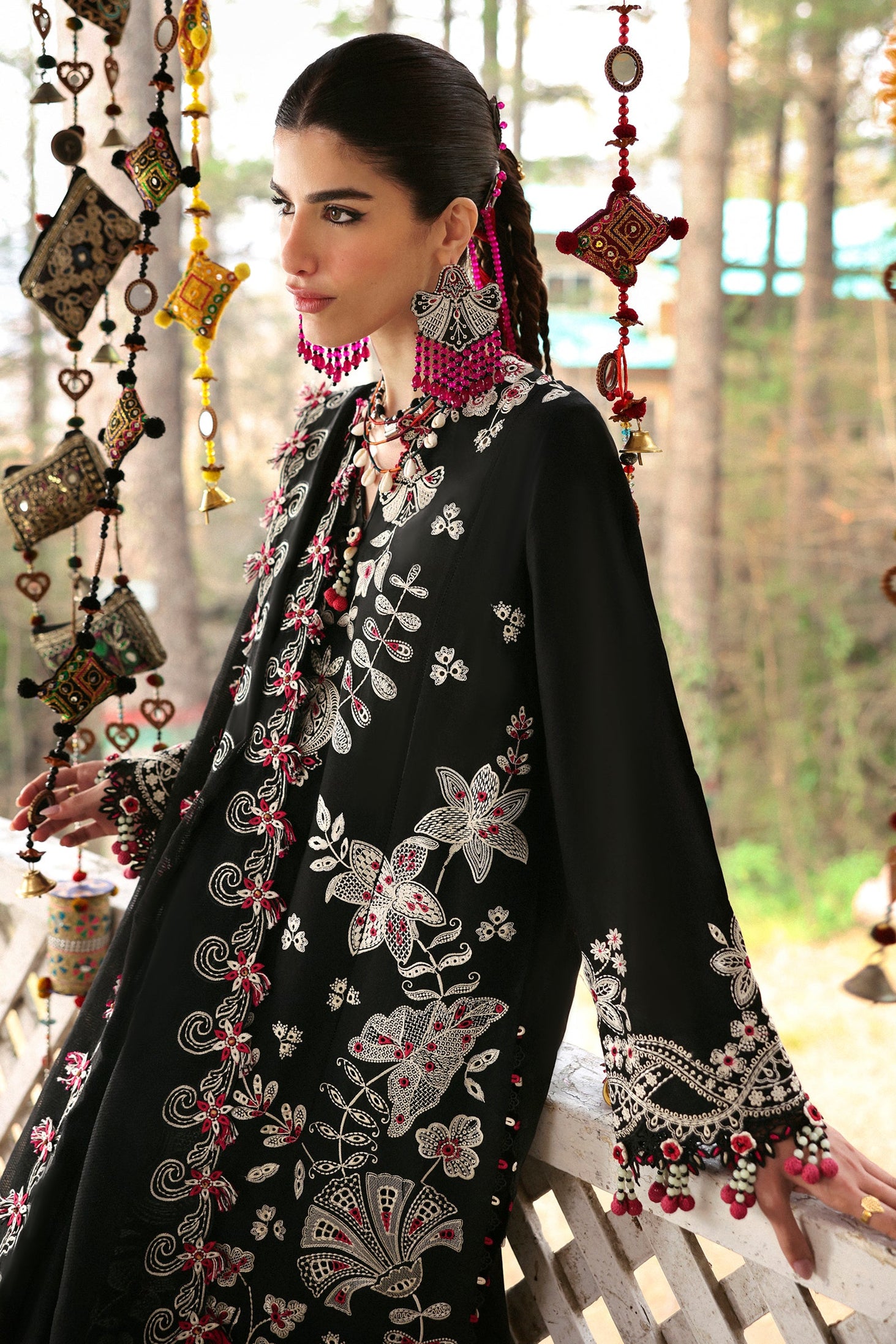 Zaha Neelum Unstitched Lawn`25 ZL#5-B