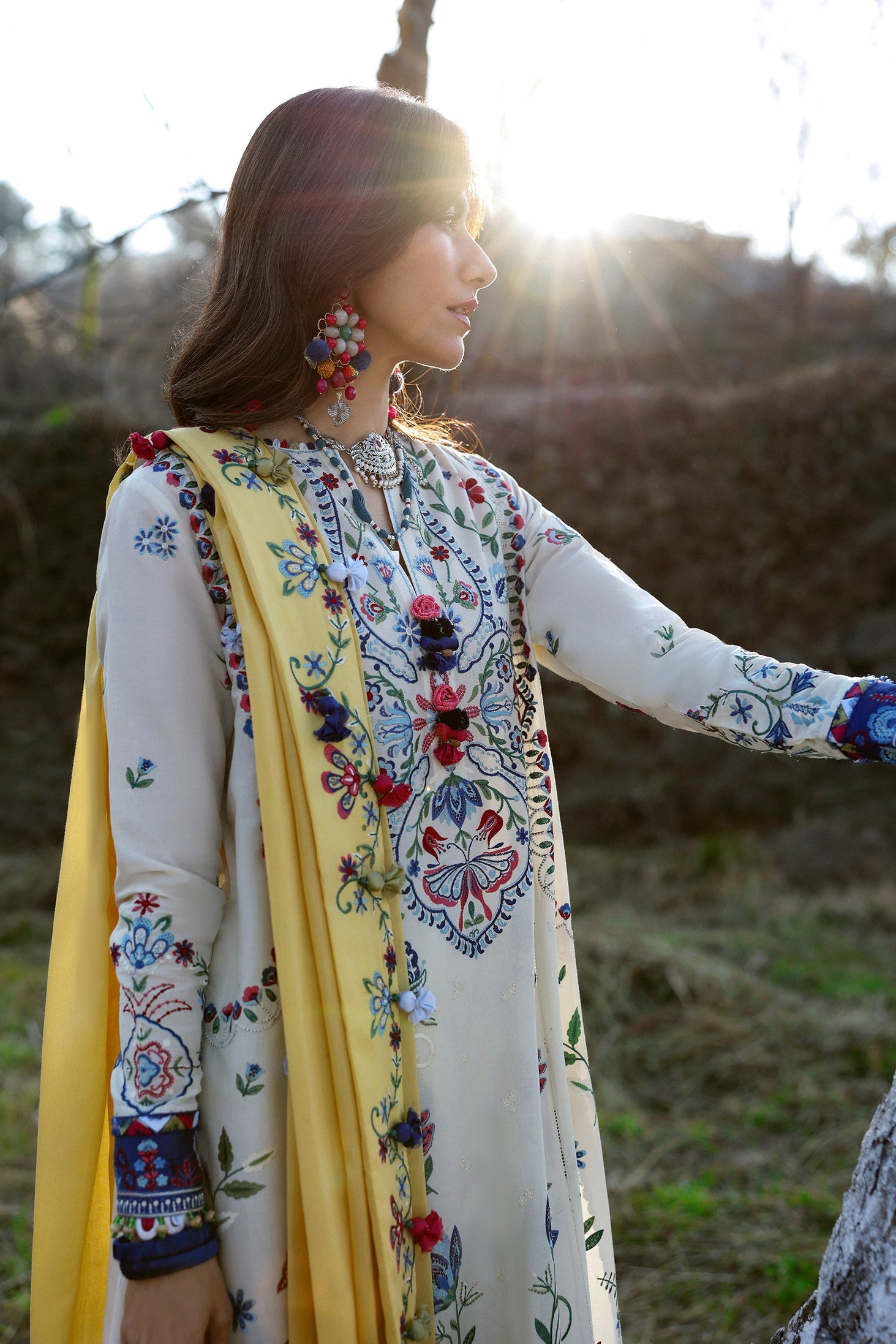 Zaha Neelum Unstitched Lawn`25 ZL#11-B