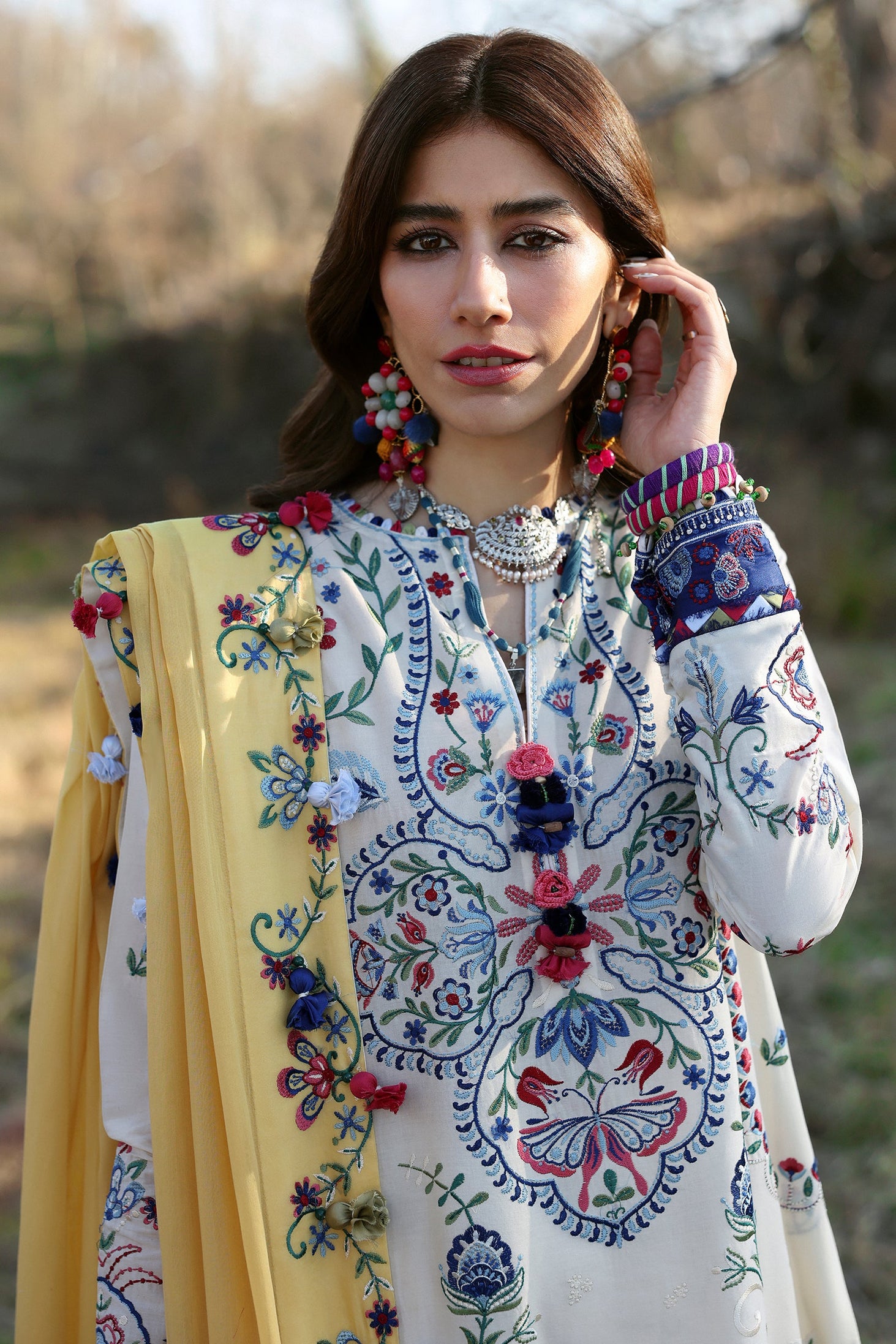 Zaha Neelum Unstitched Lawn`25 ZL#11-B