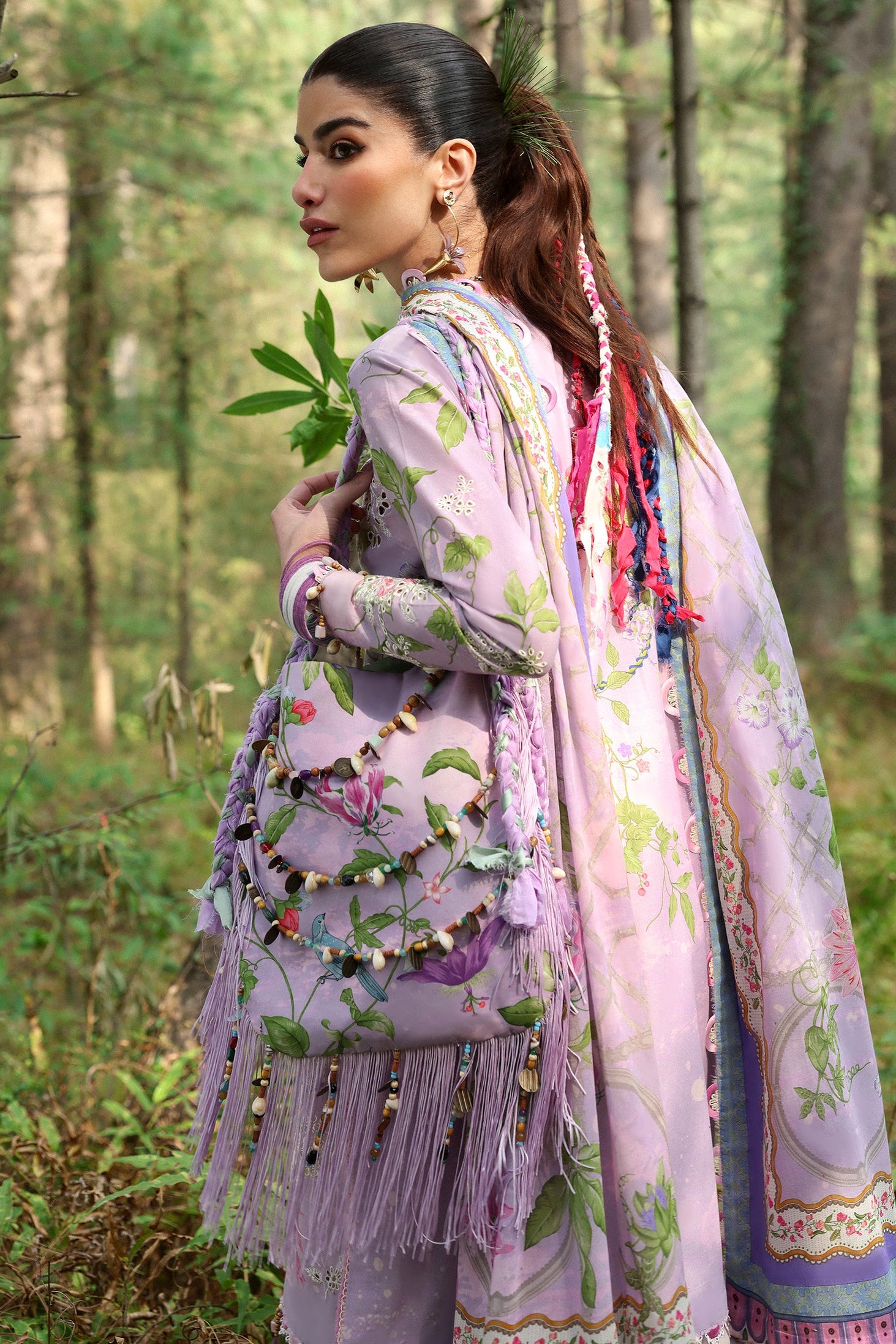 Zaha Neelum Unstitched Lawn`25 ZL#2-A