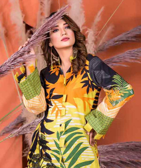 Plush Emb S/Khaddar Kurti`20 P#37