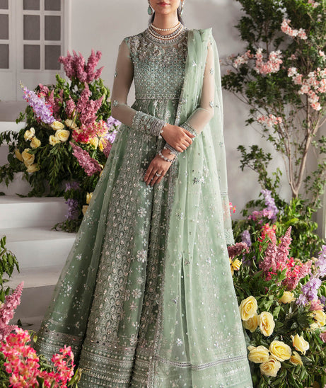 Zaha Gossamer Unstitched Autumn Edit'23 (Leilyn)