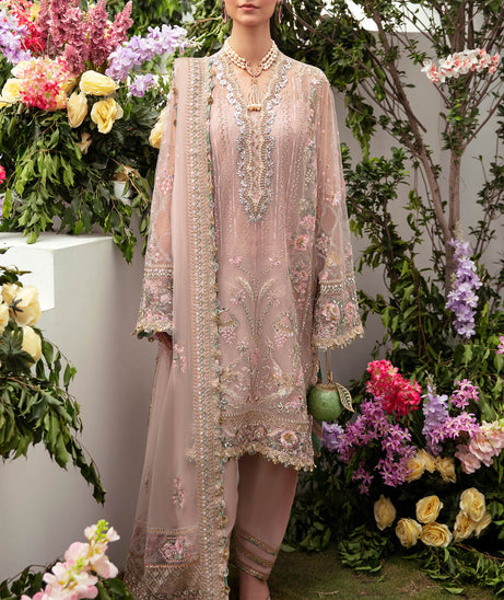 Zaha Gossamer Unstitched Autumn Edit'23 (Derya)