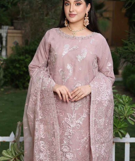 Mi Creation L/Shehnai Organza'24 (LT Pink)