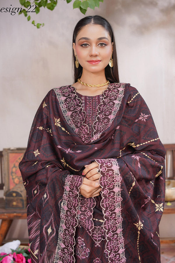 Shaista Amber Emb Lawn'26 D#23