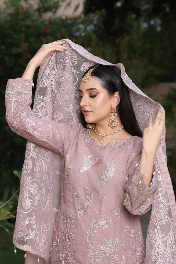 Mi Creation L/Shehnai Organza'24 (LT Pink)