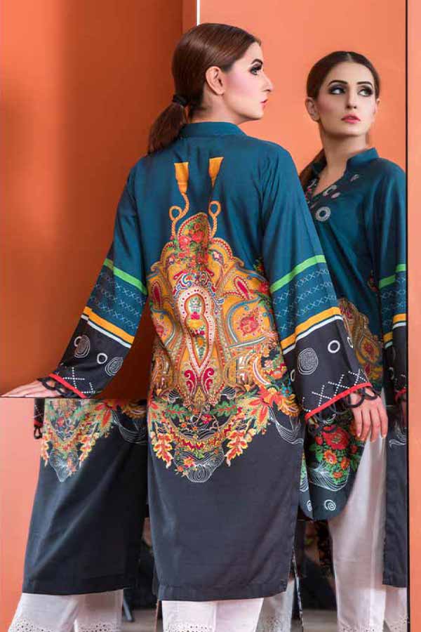 Plush Emb S/Linen Kurti`20 P#29