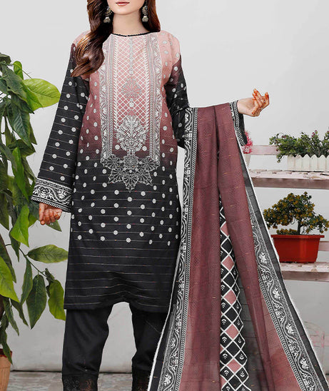 Bin Shahid Fancy Airjet Lawn`25 V#10 Black