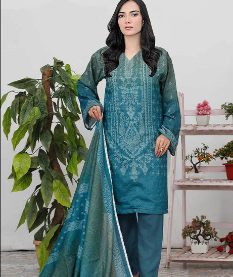 Bin Shahid Fancy Airjet Lawn`25 V#10 Green