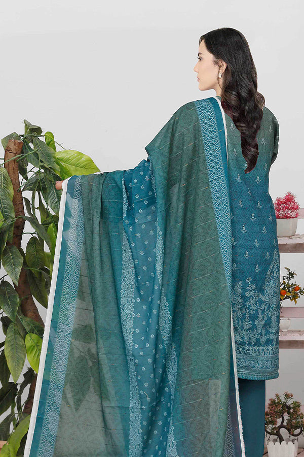 Bin Shahid Fancy Airjet Lawn`25 V#10 Green