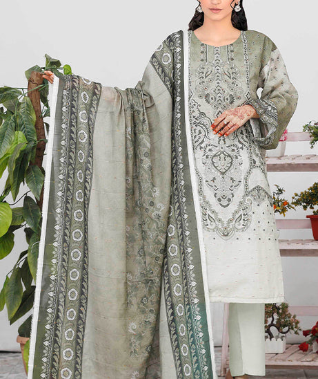 Bin Shahid Fancy Airjet Lawn`25 V#10 Pista
