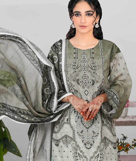 Bin Shahid Fancy Airjet Lawn`25 V#10 Pista