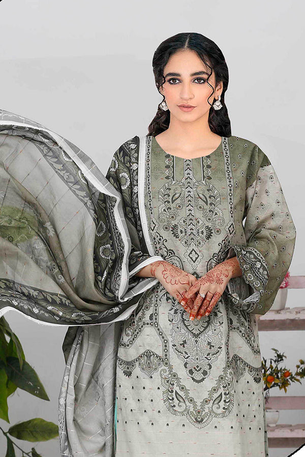 Bin Shahid Fancy Airjet Lawn`25 V#10 Pista