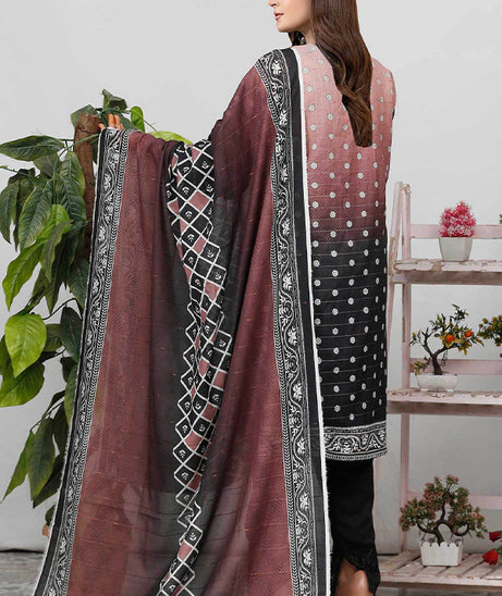 Bin Shahid Fancy Airjet Lawn`25 V#10 Black