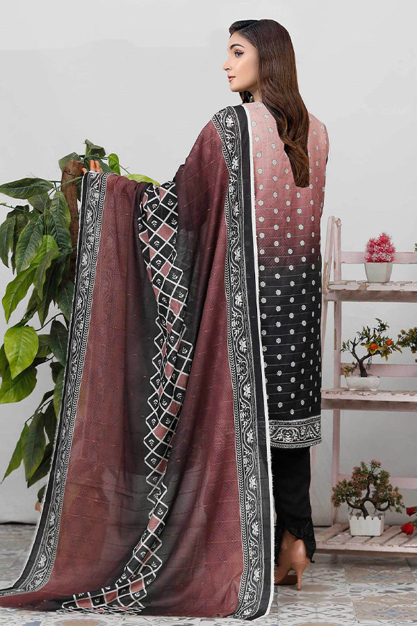 Bin Shahid Fancy Airjet Lawn`25 V#10 Black