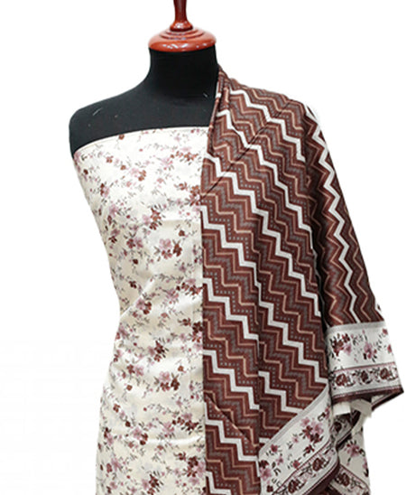 VS Daman Print Lawn`25 D#825 CH Brown