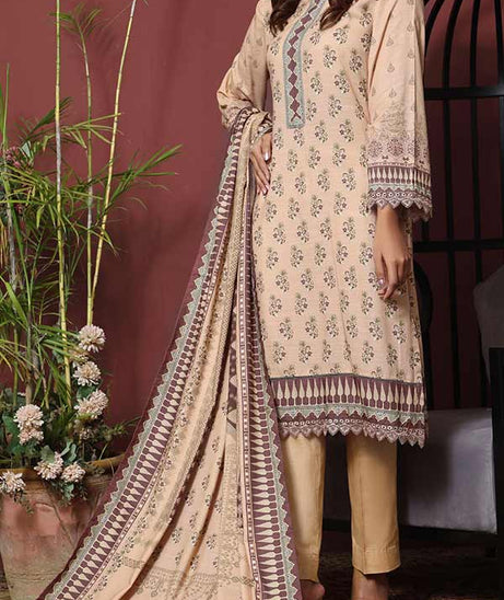 VS Jhalak Slub Linen'22 D#2528 Peach