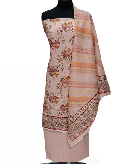 VS Misri Digital Print Lawn'24 D#424 L PEACH