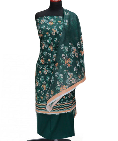 VS Misri Digital Print Lawn'24 D#425 B GREEN