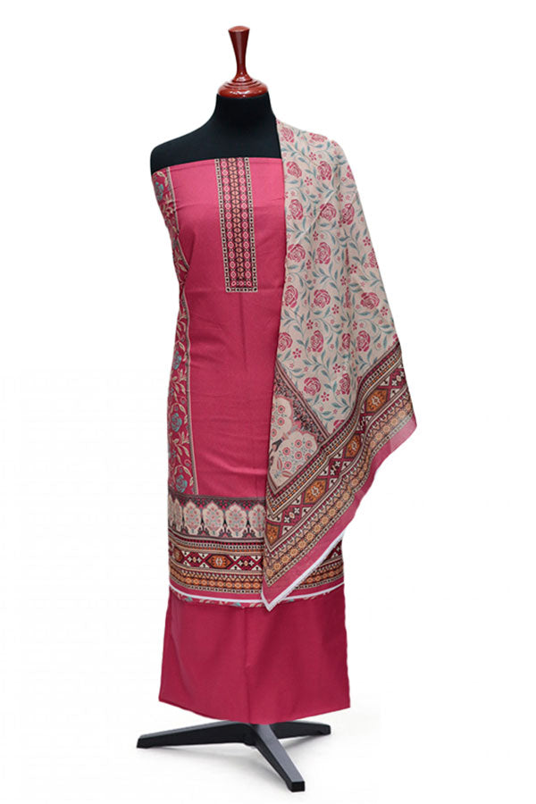VS Misri Digital Print Lawn'24 D#428 D PINK