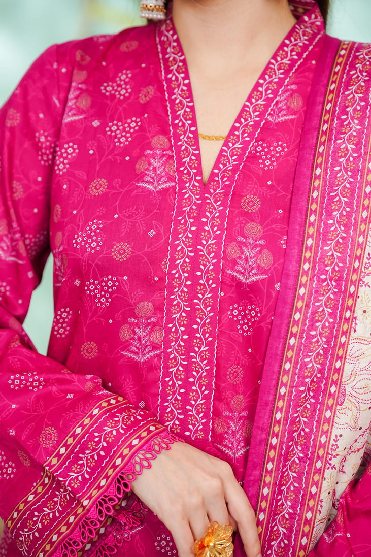 VS Daman Print Lawn`26 D#813 (SH Pink)
