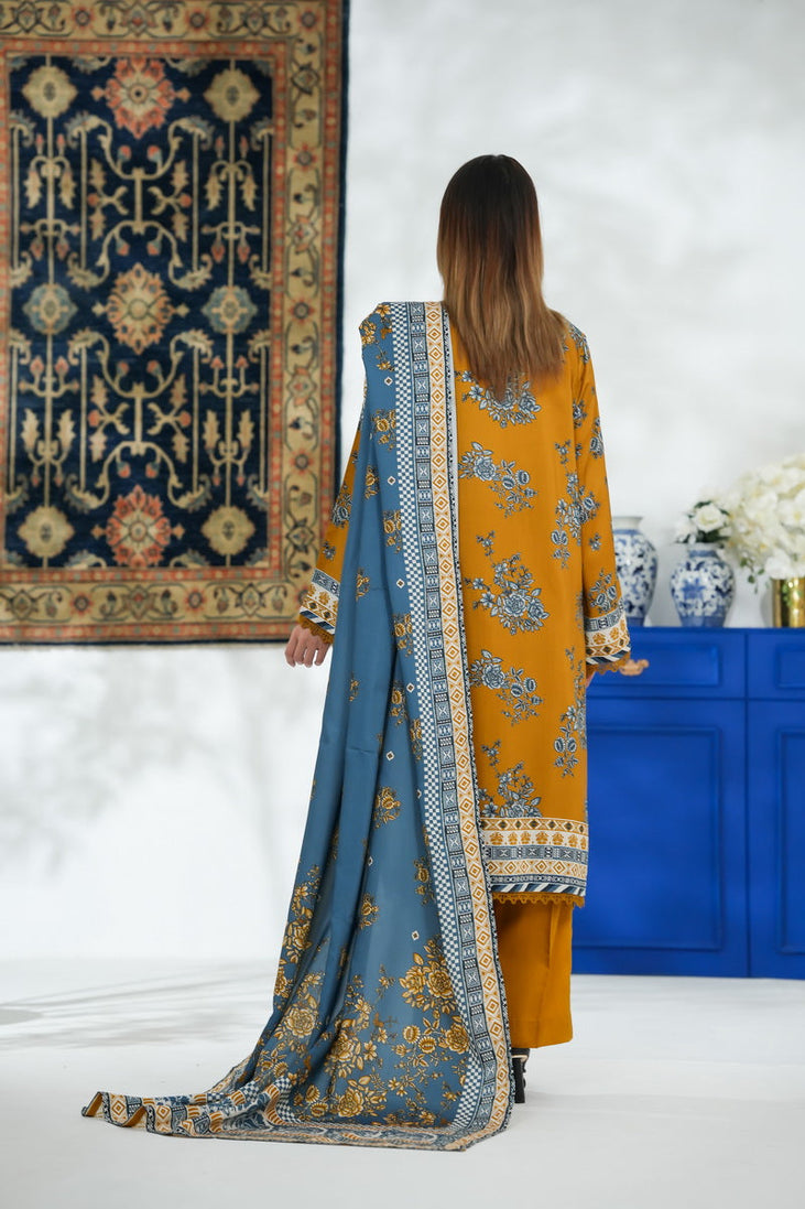 VS Malhar Digital Viscose`25 D#5 (Mustard)