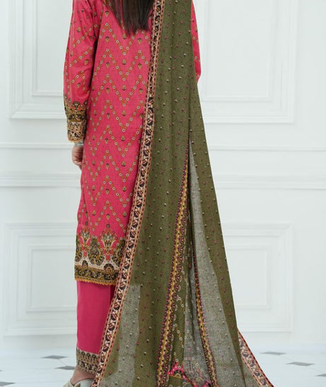 VS Daman Print Lawn`25 D#815 SH Pink