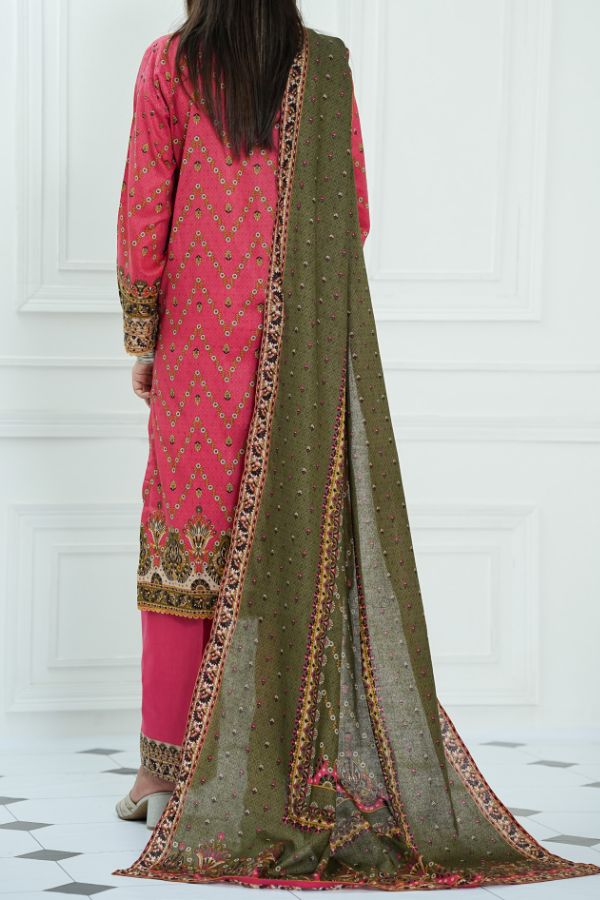 VS Daman Print Lawn`25 D#815 SH Pink