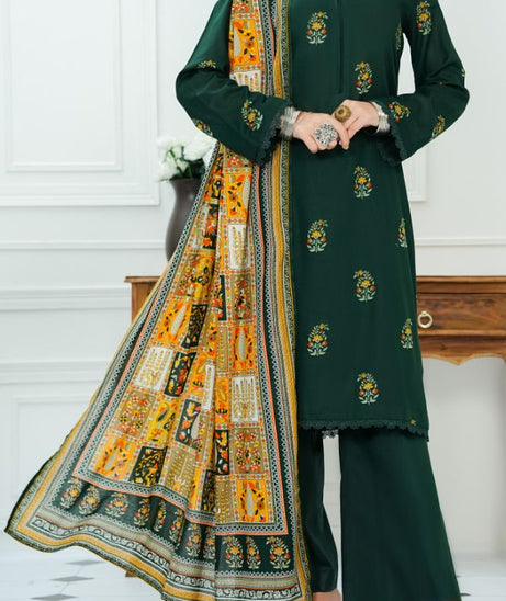 VS Daman Print Lawn`25 D#819 Green