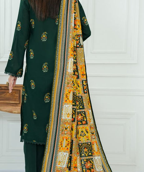 VS Daman Print Lawn`25 D#819 Green