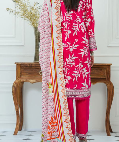 VS Daman Print Lawn`25 D#813 SH Pink