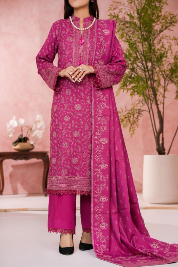 VS Digital Pashmina`25 D#301 (Pink)