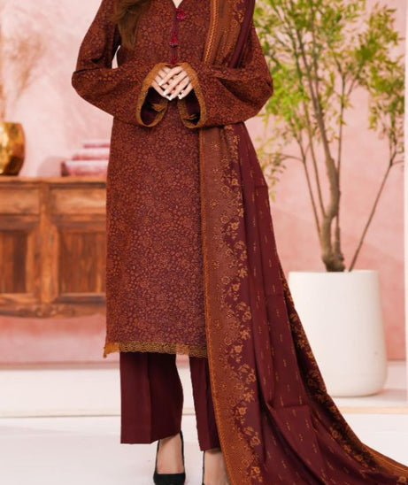 VS Digital Pashmina`25 D#303 (Maroon)