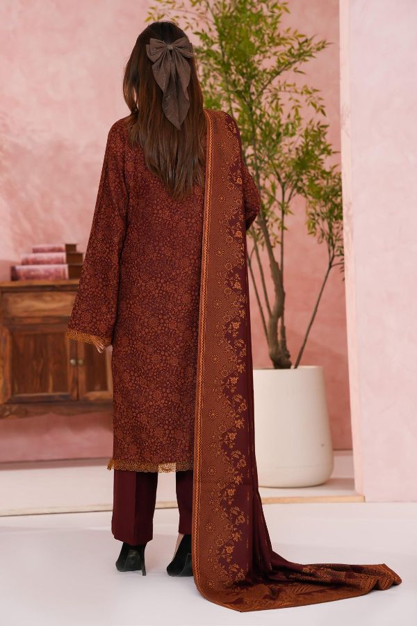 VS Digital Pashmina`25 D#303 (Maroon)