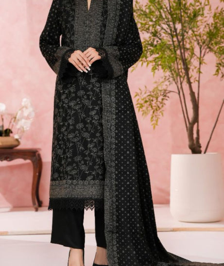 VS Digital Pashmina`25 D#305 (Black)
