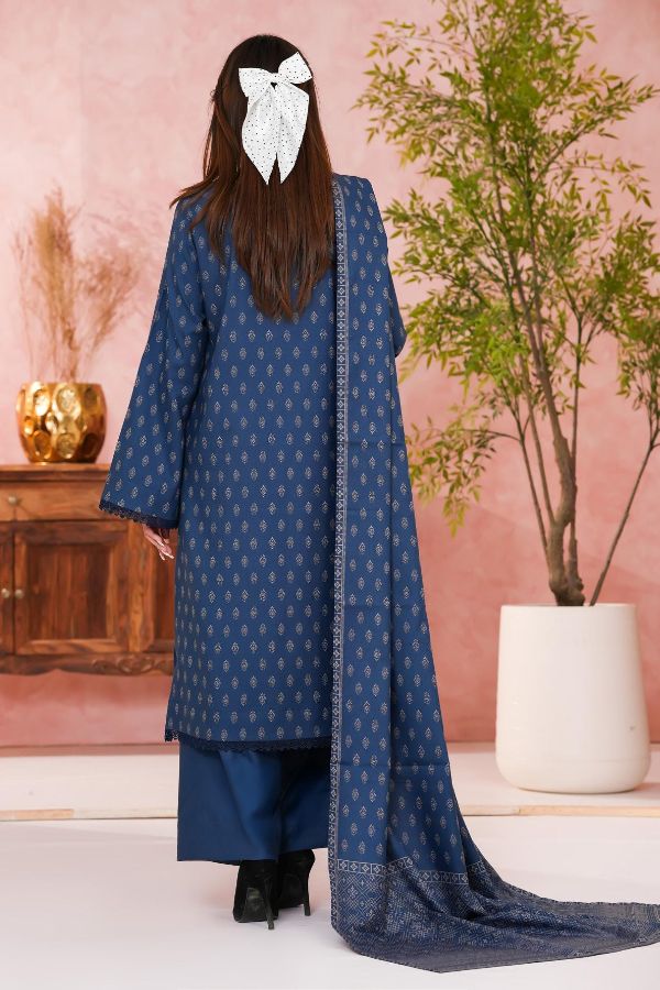 VS Digital Pashmina`25 D#304 (Blue)