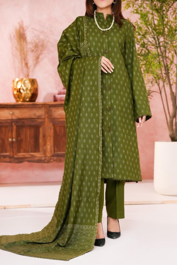 VS Digital Pashmina`25 D#304 (M Green)