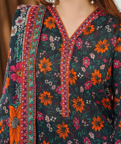 VS Misri Digital Lawn`26 D#744 (Nevy Blue)