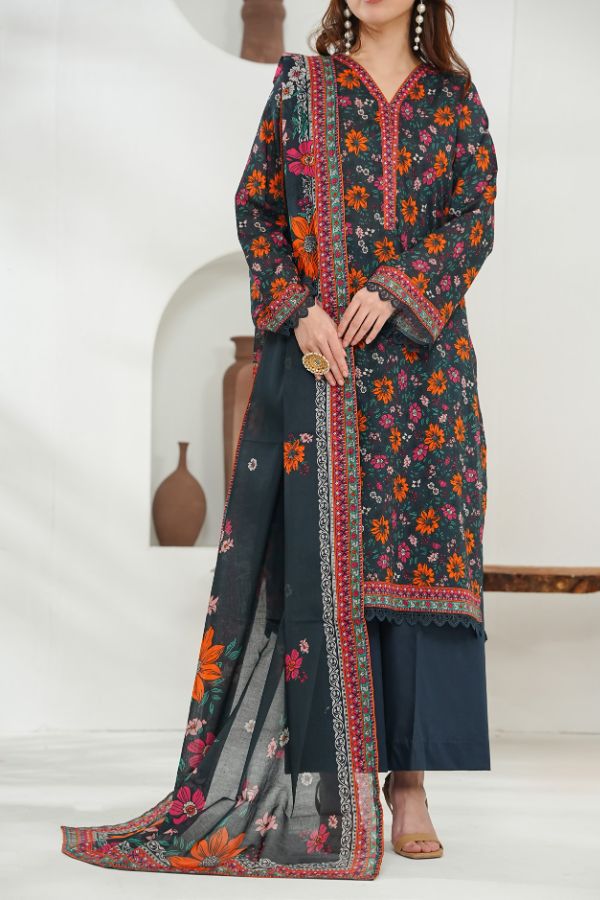 VS Misri Digital Lawn`26 D#744 (Nevy Blue)