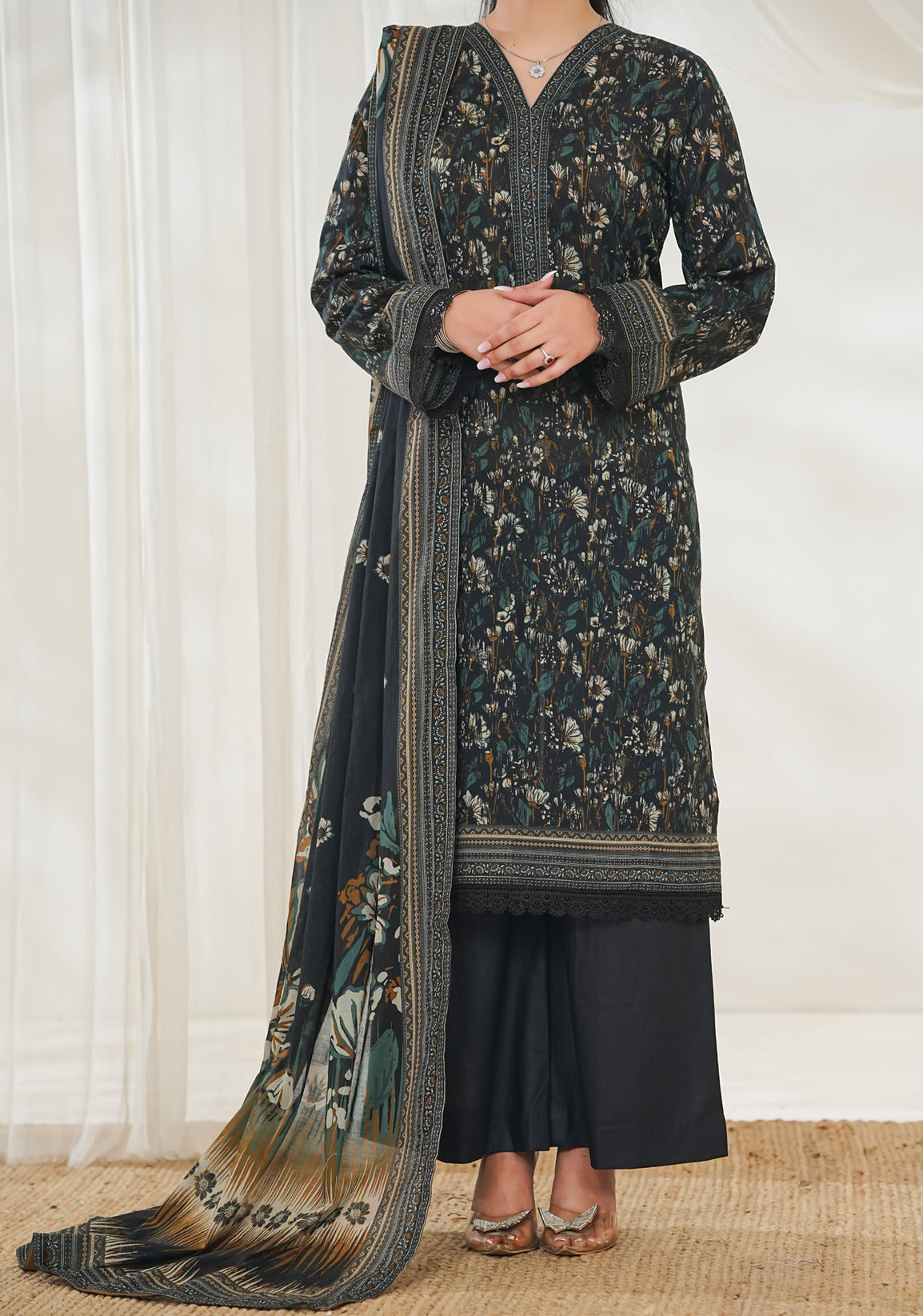 VS Misri Digital Lawn`26 D#761 (Black)