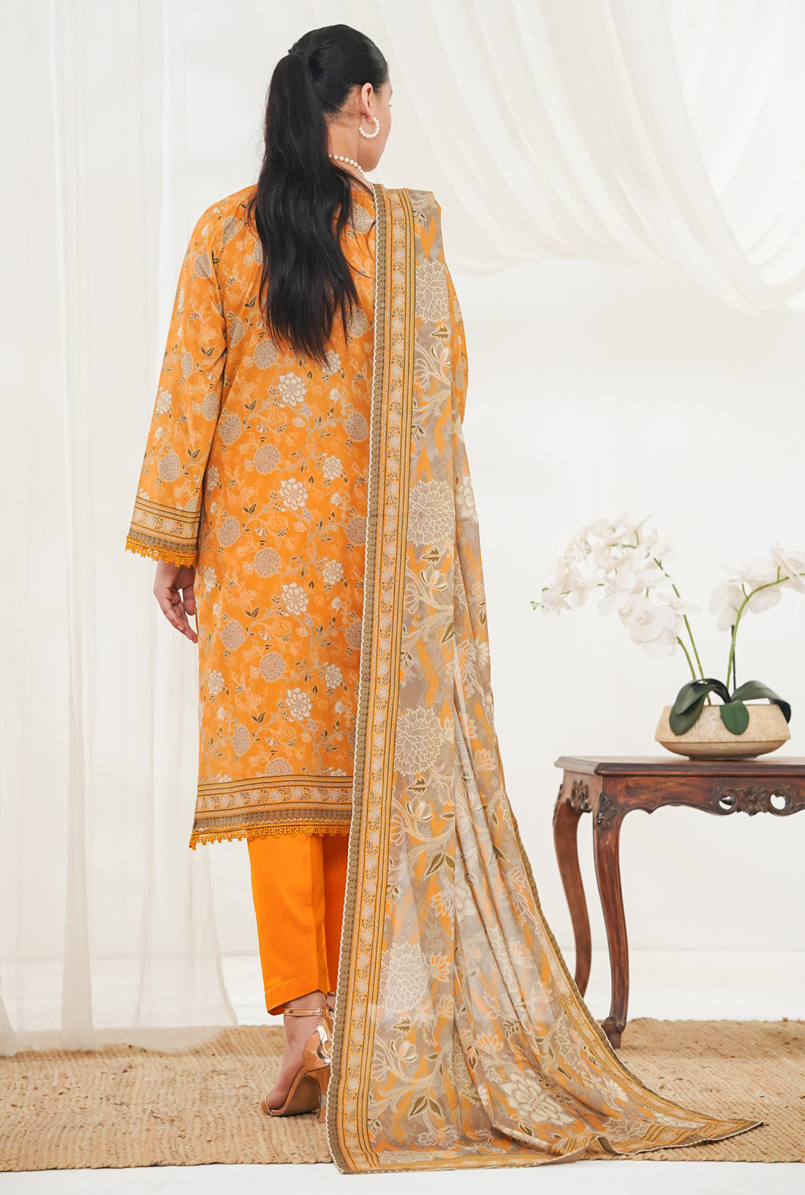 VS Misri Digital Lawn`26 D#763 (Mustard)