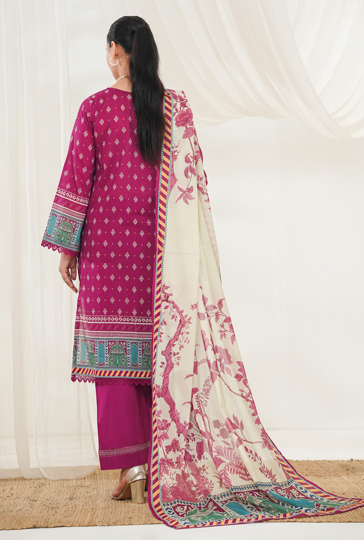 VS Misri Digital Lawn`26 D#766 (Magenda)
